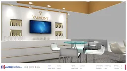 20x20 Island booth design by Exhibit-Rentals